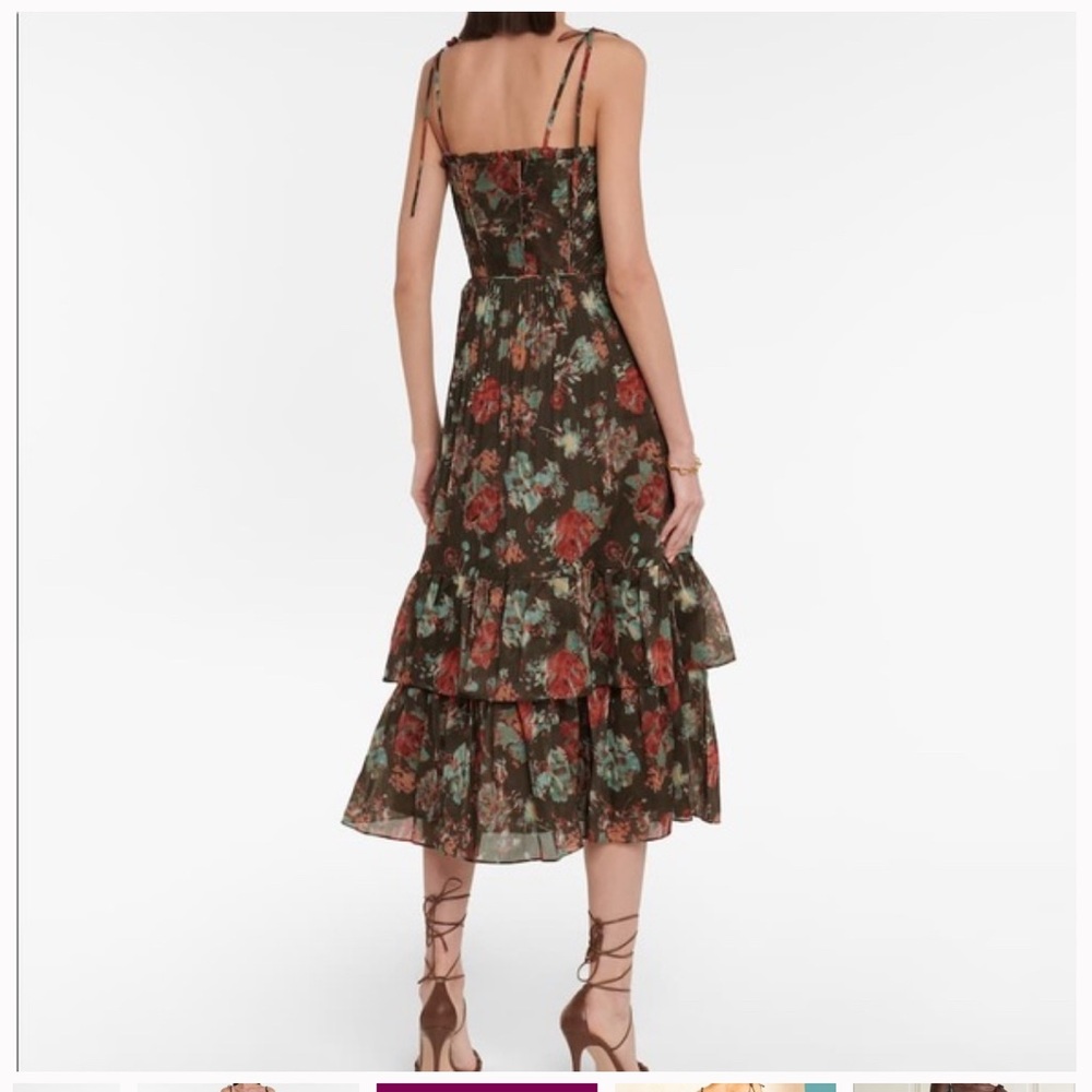 Ulla Johnson Loraine Floral Midi Dress - Picture 2 of 11